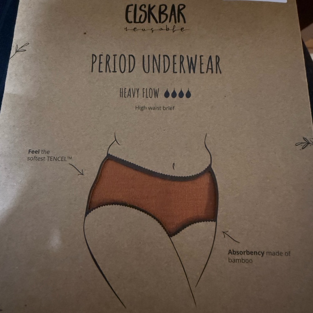 Elskbar Reusable Period Underwear Heavy Size Medium